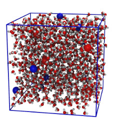 mixing and pressure equilibration (LAMMPS simulation)